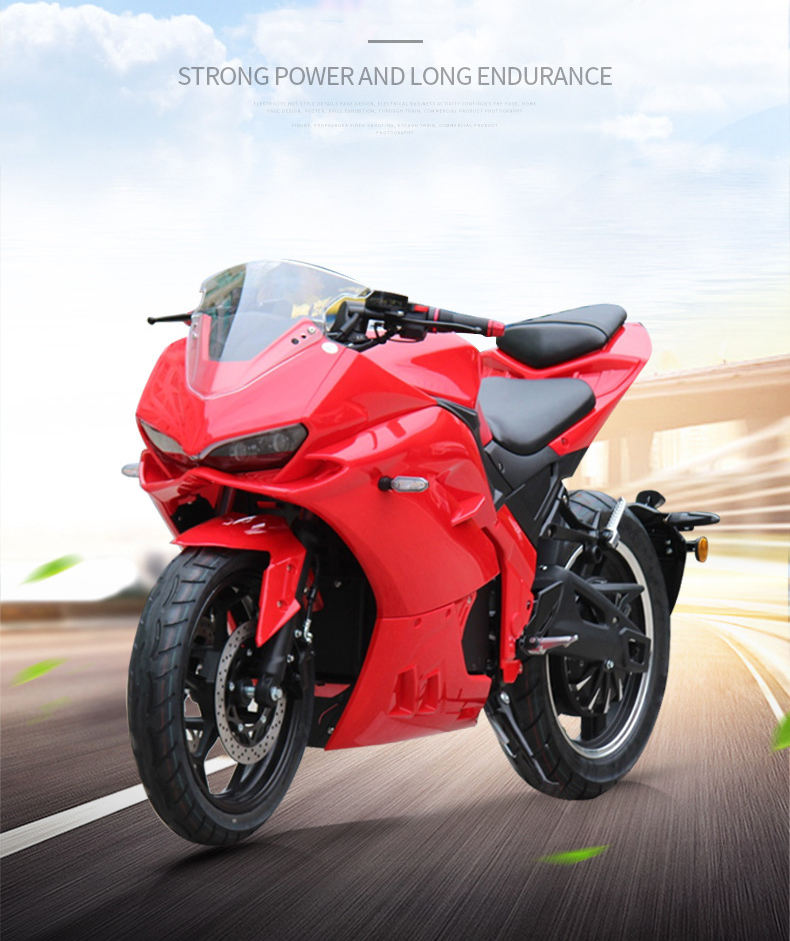 100Km Long Range Scooter 72V Lithium Electric Mid Drive Scooter Adults Touring Sport Racing Motorcyc